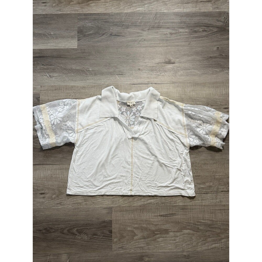 POL Womenโs Boho Oversized Top Size Small